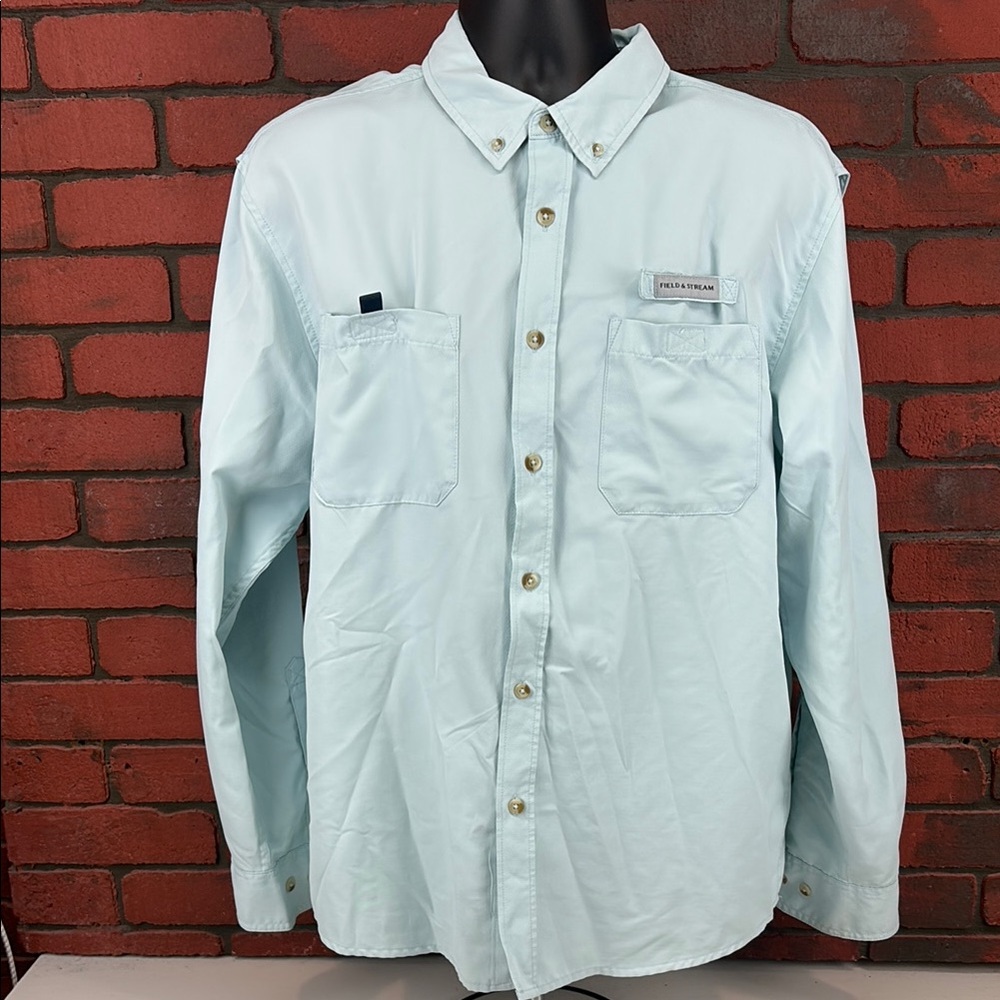 Field & Stream Shirt Mens Large Teal‎